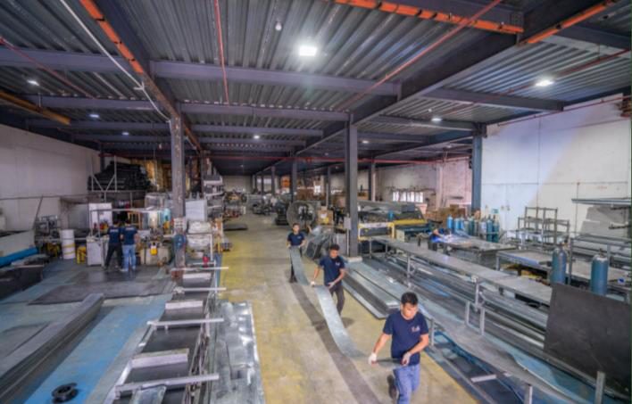 Production line in the Subic Bay factory